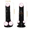 Nxy Dildos Penis Suction False Adult Masturbation Sex Inverted Model Colorful Crystal 0316