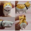 9 pcs 5 cm Artificielle Mignon Chat Figure Jouets Coloré Creative Aménagement Paysager Poupée Miniature Jardin Miniatures Figurine Décor À La Maison 220602