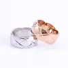 Anillo de piña de oro rosa para mujer, anillos de moda de acero inoxidable para parejas, regalo de Navidad para el Día de San Valentín para mujer, accesorios al por mayor