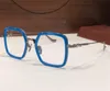 Yeni Moda Tasarımı Optik Gözlük Mavi İş Retro Kare Çerçeve Klasik Basit ve Popüler Stil Çok Yönlü Gözlükler Şeffaf Lens