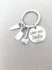 If Dad Can't Fix It No One Can Hand Tools Keychain Daddy Key Rings Gift for Dad Fathers Day Father Key Chain Accessories DC064