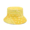 Projektanci mody Strażne czapki Brim Crossbrander Bucket Hat Kobieta wiosna Europejska amerykańska kwiecisty druk kubełkowy Caps FashionAb2049152