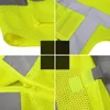 Vêtements de moto haute visibilité gilet réfléchissant nuit cyclisme/vélo course hommes maille été pour Momen