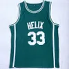 Helix High School 33 Билл Уолтон майки Men Basketball Green Команда Цвета сшита и вышива