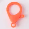 Keychains Plastic Lobster Clasp Lätt färgglad nyckelchain hänge klipp hängande prydnad snäpp krok diy tillbehör bnkeychains