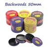 흡연 Smasher Backwoods Herb Grinder Electric Tob Ecigarette Machine 40/50/55/63mm 4 층 담배 담배 크러셔 드라이 기화기 CNC 치아 필터