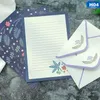 Geschenkwikkeling eenvoudige letter envelop papier Koreaanse briefpapier creatieve esthetiek mooie kleine frisse geur set kaart