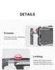 Video de gaiola de telefone inteligente Vlog Rig Rig Handle para 5,4 '' a 6,7 ​​'' iOS Telefone x 11 12 13 Mini Pro Max Android Phones Photography