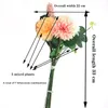 장식용 꽃 화환 7 종류의 혼합 인공 모란 차 수국 실크 가짜 꽃 꽃 예술이 Diy Home Gard에 사용할 수 있습니다.