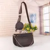 Luxus-Designer-Handtaschen, Geldbörsen, Damen-Tasche, mehrere Taschen, 3-teilig, Kissen, Duffle, Hobo-Prägung, V-Schulter, Kettengürtel, Umhängetaschen, Damen, Messenger M44823