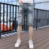 Jeans Herren Shorts Hosen Sommer Denim Knielange Shorts Männlich Casual Trend Hosen Dünne Jugend Mode 2022 Streetwear Gerade Shorts Für Mann 28-38