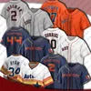 2 Alex Bregman 27 Jose Altuve 저지 야구 휴스턴 시티 커넥트 Yordan Alvarez Yuli Gurriel Brantley Jerseys Jake Meyers Martin Maldonado Craig Biggio