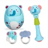 Baby Toys Infant Rattle Teether Roly-poly Tumbler Set Mobile Musical Hand Bell Newborn Develop Toys for Baby 0-12 month Gifts183m