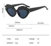 Spring Woman Spersonalized Cat-Eye Fashion Runway Okulary przeciwsłoneczne Dekoracja na letnią plażę biorąc jazdę na rowerze