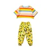 Clothing Sets Cool Design Teenage Girl Crop Top T Shirt And Pants Set Fancy Hip Age 4 5 6 7 8 9 10 11 12 13 14 15 16 17 Year6175222