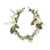 Decorative Flowers & Wreaths Bridal Headband Wreath Pure Manual Wed Decor For Bridesmaid Flower Girls Head Piece Fashion Women Hair Accessor