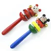 Cartoon Animal Rattle Baby Kids Handbells Musical Developmental Wooden Toy Bed Bells Infant Kindergarten Educational Toys