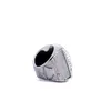 Fantasy Football Championship Ring Gunmetal and Gold Tone Award för FFL Champion256S RM9U