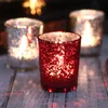 oro argento colore maculato metallico mercurio vetro votivo tealight portacandele vaso portavasi tazza