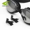 رجال النساء محترفين للسباحة نظارات مضادة للضباب UV حماية HD قابلة للتعديل نظارات الغوص الكبار حمام نظارات 220706