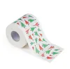 Buon Natale tovaglioli da toilette per la carta creativa Serie di modelli di stampa rotolo di documenti Fashion Funny Novelty Gift Eco Friendly SN4546