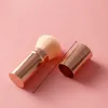 Brocha de maquillaje retráctil, Brochas para polvos y rubor en polvo sueltos con tubo de aluminio, herramientas de maquillaje de pelo suave, Brochas Para Polvos Y Rubor En Polvo Suelto