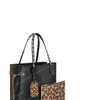 2022 tote handbag women totes handbags purses brown flower leopard leather 45856 shopping bags MM size 32/29/17cm #LNF-01-87