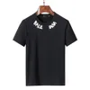2022 Tasarımcı Marka Tees Tişörtleri En Kaliteli Saf Pamuk Kısa Kollu Gömlek Basit Mektup Yazılı Yaz Gündelik Erkek Giyim Boyutu S-XXXXL