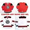 MThr Personnaliser QMJHL Remparts de Québec Hommes Femmes Enfants Rouge Blanc Hockey Maillots Pas Cher Goalit Cut Top Qualité Maillots Nouveau