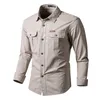 Mens Casual Shirts Men Army Tactical SWAT Soldiers Military Combat Shirt Male L 220823