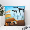 Cushion/Decorative Pillow Vibrant Salvador Dali Funny Greyhound Lurcher Cover Home Decor 3D Print Whippet Sighthound Dog Art Cushion For Sof