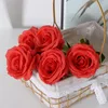 Decorative Flowers & Wreaths Cm Velvet Rose Artificial Colorful Bonsai Bouquet For Home Wedding Decor Indoor Garden DecorDecorative