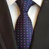 Bow Ties Factory Men Fashion Silk Plaid Gravatas Office Dot Stripe Neck Fred22
