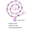 Anhänger Halsketten Mode Nette Frauen Hals Kette Für Maske Gläser Acryl Sonnenbrille Ketten Lanyard Brillen Halter Hängen Seil Auf Kinder