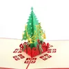 Umweltfreundliche Weihnachtsgrußkarten, handgefertigte 3D-Pop-Up-Geschenkkarte, Weihnachtsfeier, Feiertagseinladung C0813