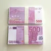 2022 Nouveau faux billet de banque 5 20 50 100 200 dollars américains Euros réalistes accessoires de barre de jouet copie monnaie film argent Fauxbillets FY4300759757328RI