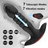 7 Modes gode vibrant pour hommes femmes Massage de la Prostate Plug Anal jouets vibromasseur bout à bout dispositifs d'étirement érotique sexy boutique