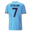 21/22/23 Camisas de futebol HAALAND GREALISH STERLING MANS CITIES MAHREZ fãs versão jogador DE BRUYNE FODEN MENDY Agueroooo 2022 2023 tops de futebol camisa crianças conjuntos de kit