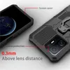 Metal Back Clip Armature Shockproof Cases voor Xiaomi Poco M4 Pro 5G Redmi Note 11 MI 11T Pro -standaard TPU Back Cover Coke Fundas