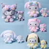 2022 Stuffed Animals Five types Wholesale Cartoon plush toys Lovely kuromi 25cm dolls and 15cm keychains