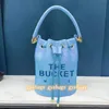 Vrouw de emmerzakken Designer Crossbody Bags Luxe handtas Tas Tas Mode String emmers Pochette PU 22 cm Multi -kleuren Hoge kwaliteit