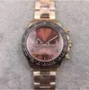 Мужские часы Rolx 116505 40 мм автоматические механические браслет из розового золота из нержавеющей стали Роскошные наручные часы X9KSL