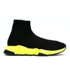 Homens homens sapatos casuais Lace-up Black Red Yellow Triple White Fashion Trainer des Chaussures Mens Designer Sports Sneaker