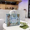 Handbags Tote Single Woman Flower Printing Shopping Graffiti Classic Bags Medium Letter Pu Top Quailty Shoulder Bags Designer Cross Body
