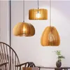 Anhängerlampen chinesische Holzdecke Kronleuchter japanischer Retro -Raumdekoration kreativer Restaurant Lampe Zentrale Antiquitäten Gourd Art Laterppendan