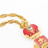 Colares pendentes Priest Cross Priestal Cross Alta qualidade com colar revestimento de colar Ortodoxo Grego Cadeia de jóias Pingente