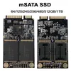 MSATA SSD 64GB 120GB 240GB 512GB MSATA SSD Bilgisayar için 1 TB HDD HP Laptop297V için Dahili Katı Hal Sabit Sürücü