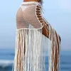 Summer Sexy Women Swim Wear Bikini Cover Up Mesh Sheer Beach Mini Wrap Kirt Sarong Pareo Bathing Suit Cover Ups kjol 220527