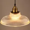 Pendelleuchten American Vintage Streifen Topfdeckel Glas Lichter Kreative Wohnzimmer Lampe Einfache Restaurant Bar LED E27 LightPendant