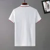 2022 Designer Heren Basic Business Polo T-shirt Mode Frankrijk Merk Heren T-shirts Geborduurde Armbanden Brief Badges Polo Shirt Shorts